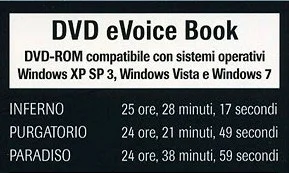 La Commedia di Dante. DVD eVoice Book