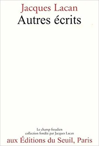 Copertina degli Autres écrits di Lacan